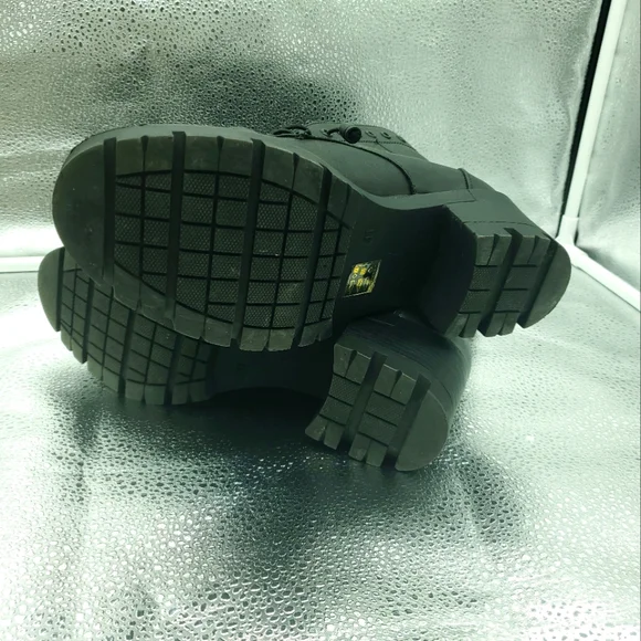 Via giulia women's lace-up black Bootie Sz 10 - Picture 5 of 11